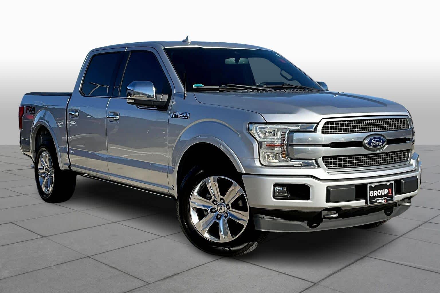 2018 Ford F-150 Platinum Ingot Silver Metallic at Mac Haik Ford