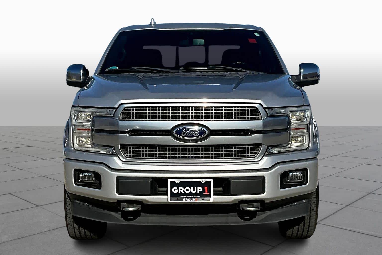 2018 Ford F-150 Platinum Ingot Silver Metallic at Mac Haik Ford