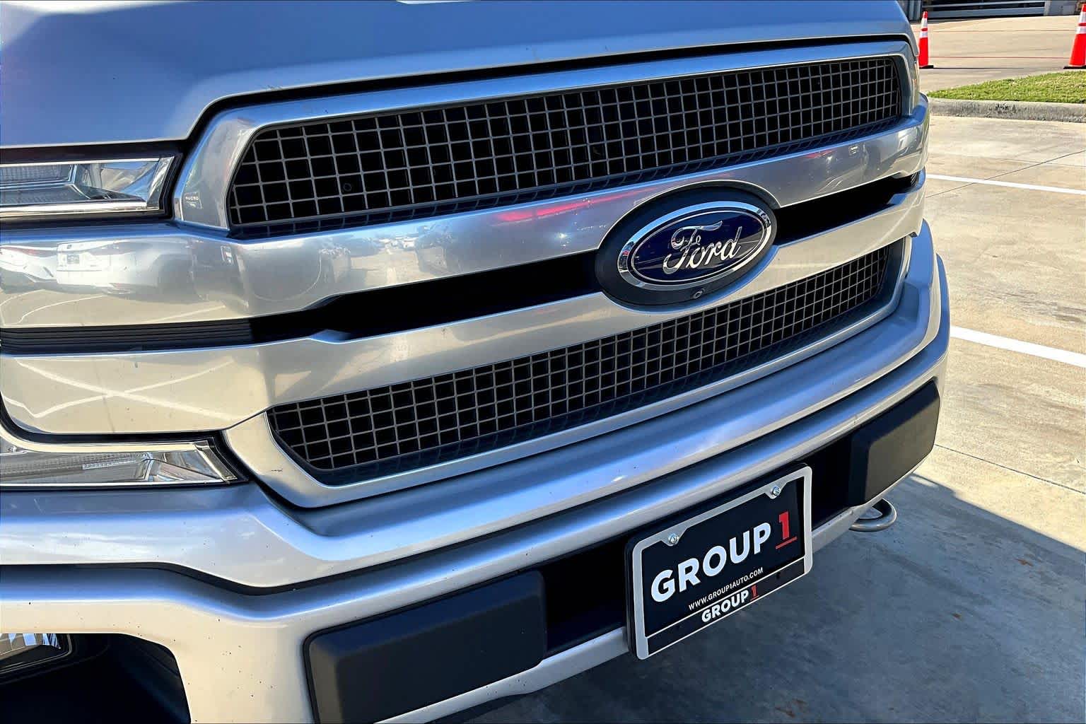 2018 Ford F-150 Platinum Ingot Silver Metallic at Mac Haik Ford