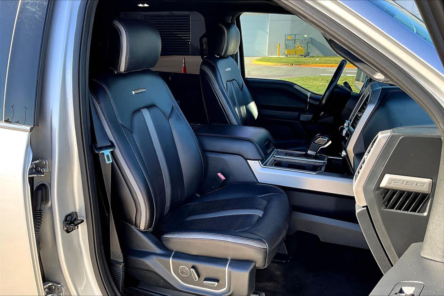 2018 Ford F-150 Platinum Ingot Silver Metallic at Mac Haik Ford