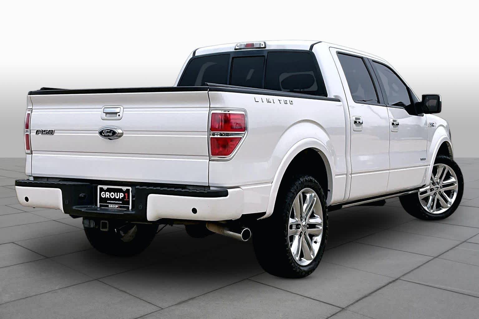 2013 Ford F-150 Limited White Platinum Metallic Tri-Coat at Tomball Ford