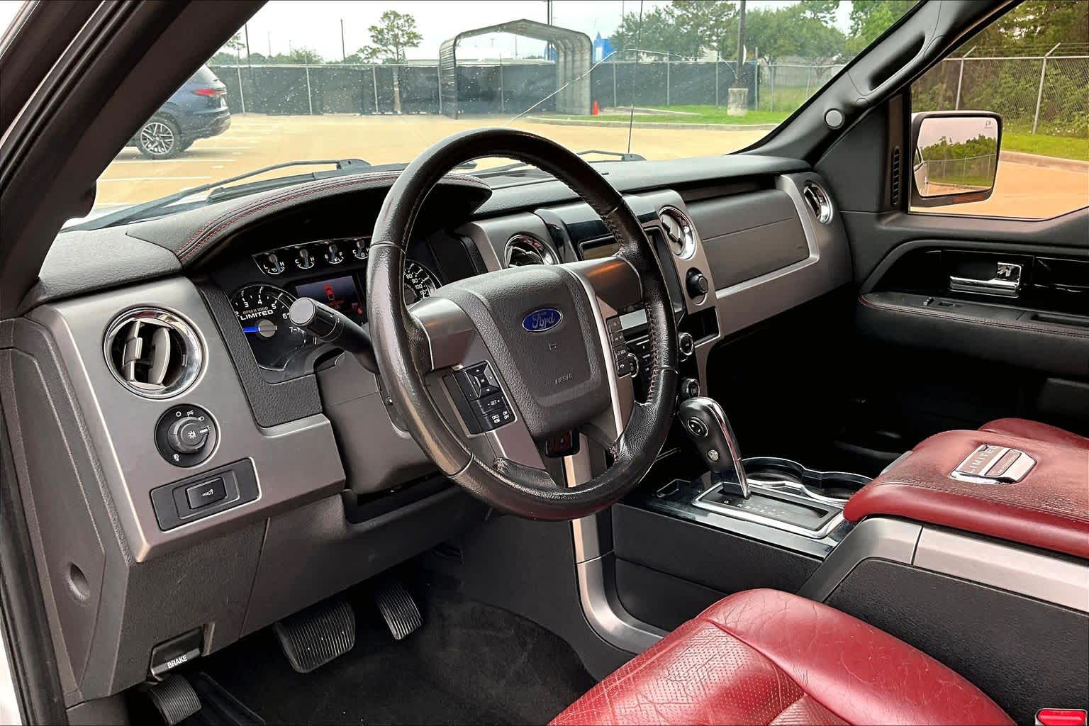 2013 Ford F-150 Limited White Platinum Metallic Tri-Coat at Tomball Ford