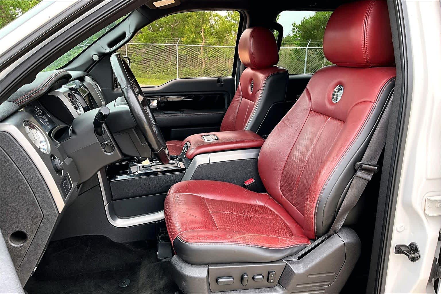 2013 Ford F-150 Limited White Platinum Metallic Tri-Coat at Tomball Ford