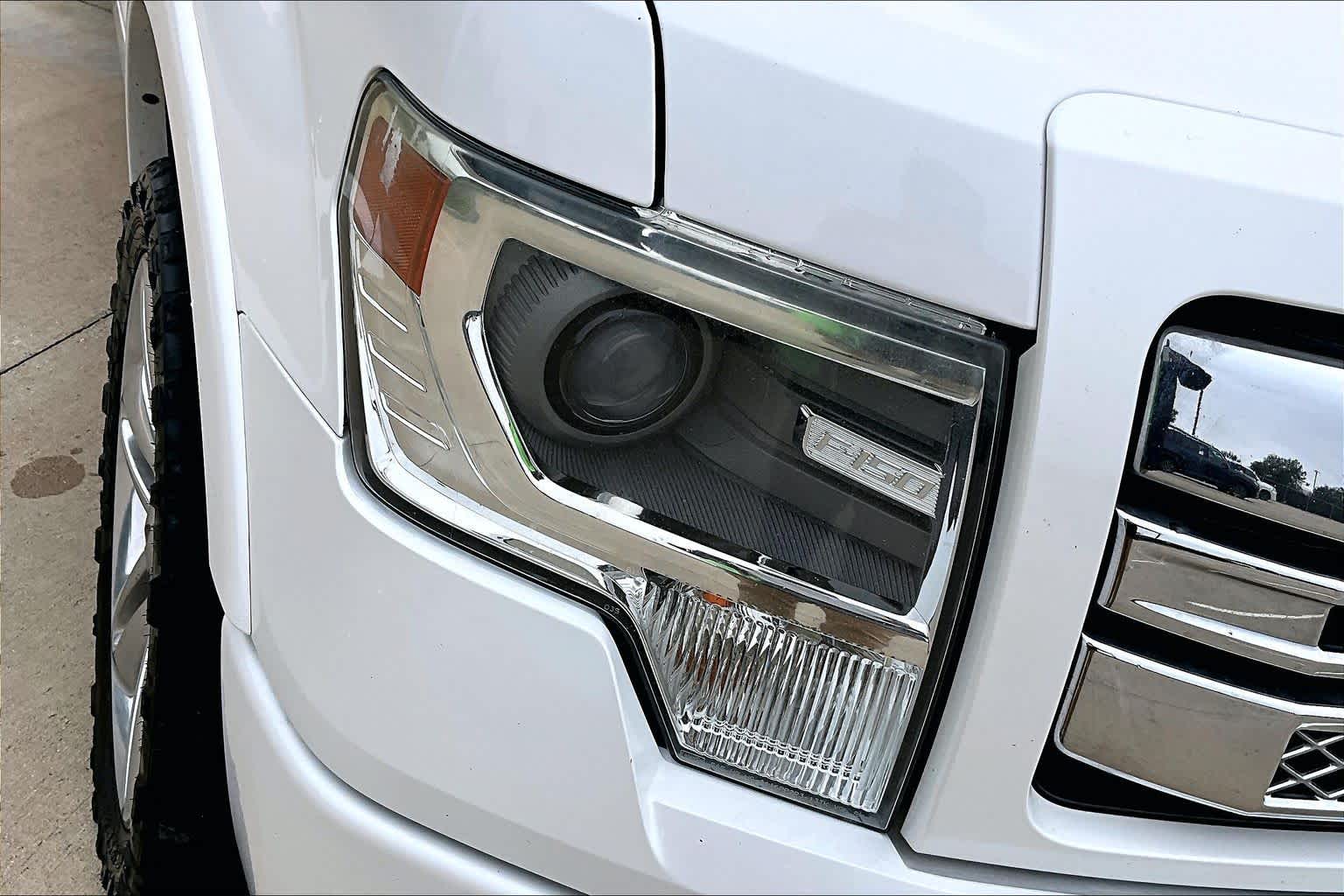 2013 Ford F-150 Limited White Platinum Metallic Tri-Coat at Tomball Ford