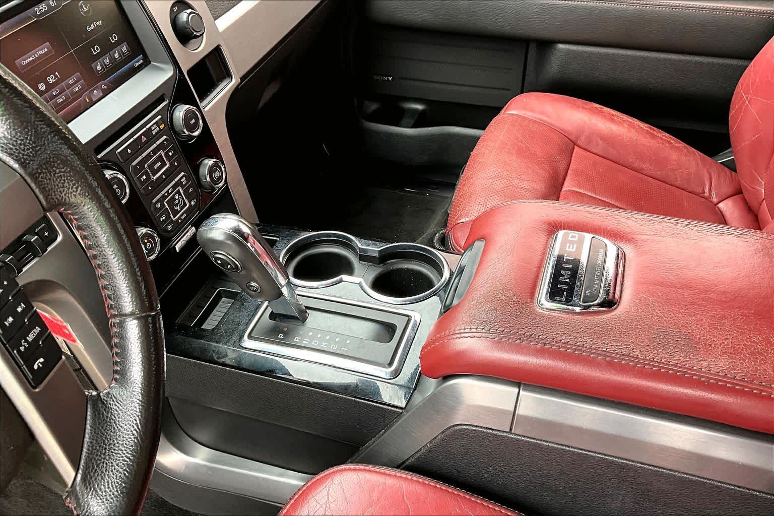 2013 Ford F-150 Limited White Platinum Metallic Tri-Coat at Tomball Ford