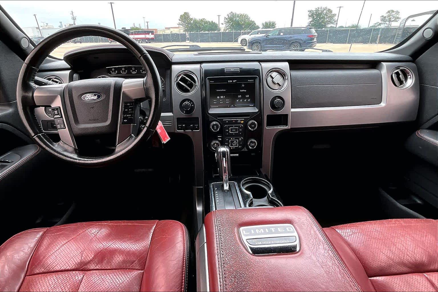 2013 Ford F-150 Limited White Platinum Metallic Tri-Coat at Tomball Ford