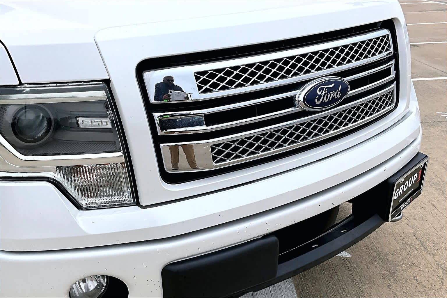 2013 Ford F-150 Limited White Platinum Metallic Tri-Coat at Tomball Ford