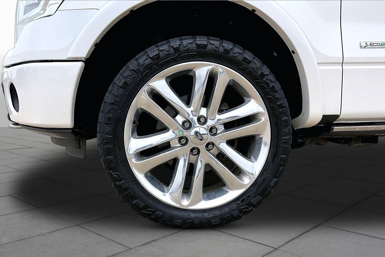 2013 Ford F-150 Limited White Platinum Metallic Tri-Coat at Tomball Ford