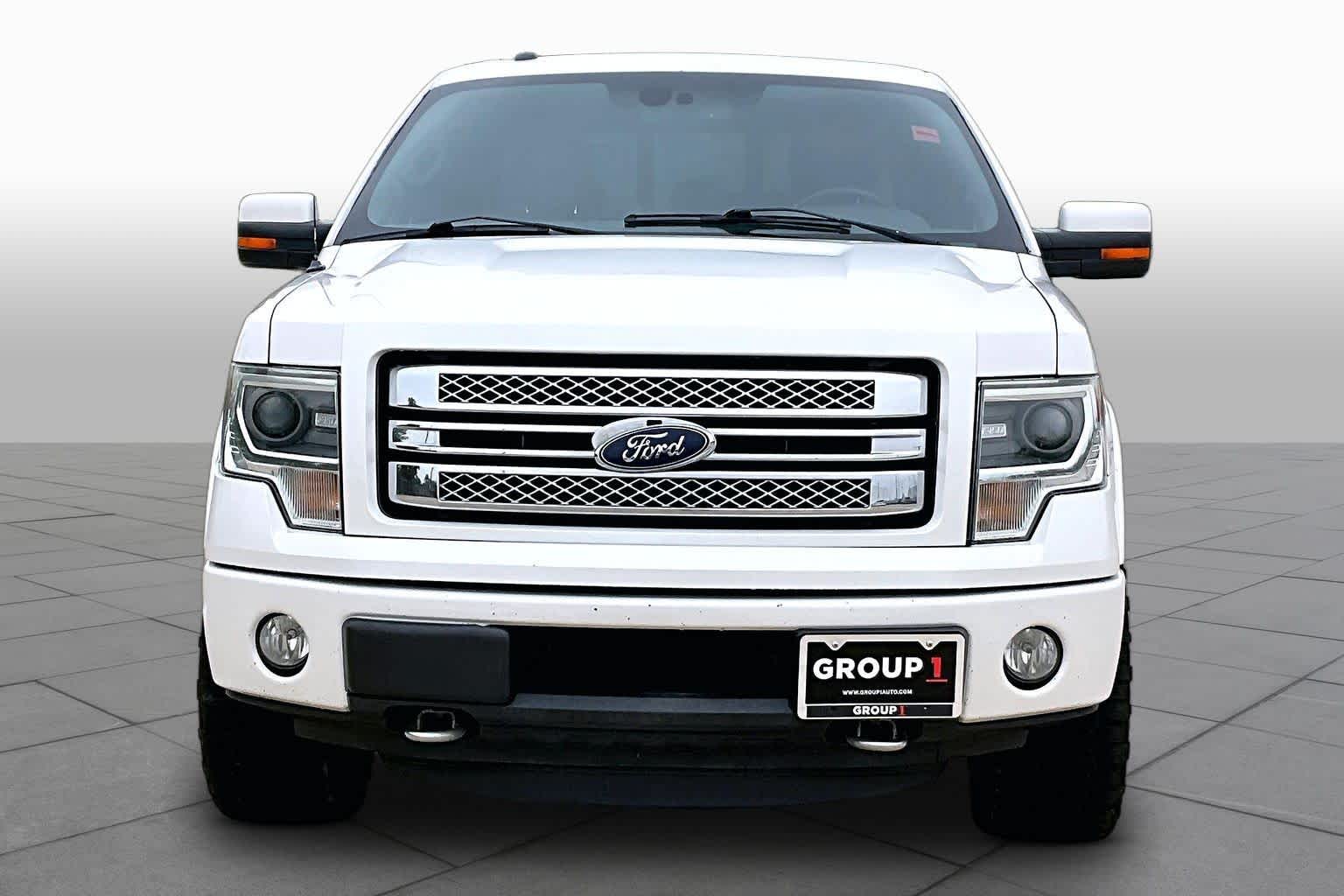 2013 Ford F-150 Limited White Platinum Metallic Tri-Coat at Tomball Ford