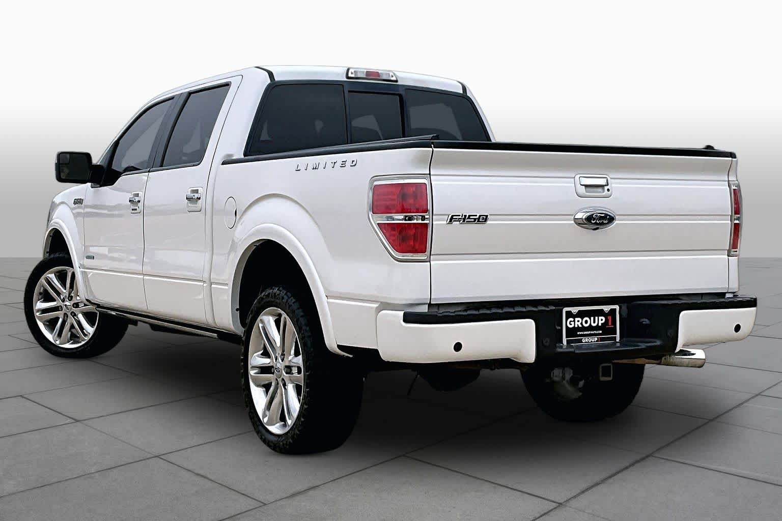 2013 Ford F-150 Limited White Platinum Metallic Tri-Coat at Tomball Ford