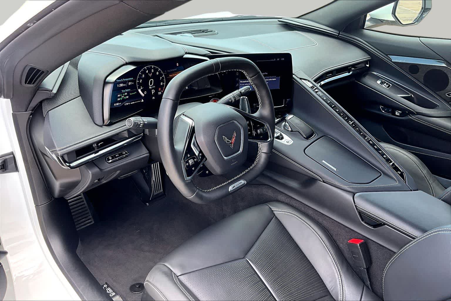 2024 Chevrolet Corvette 2LZ Arctic White at Lone Star Chevrolet