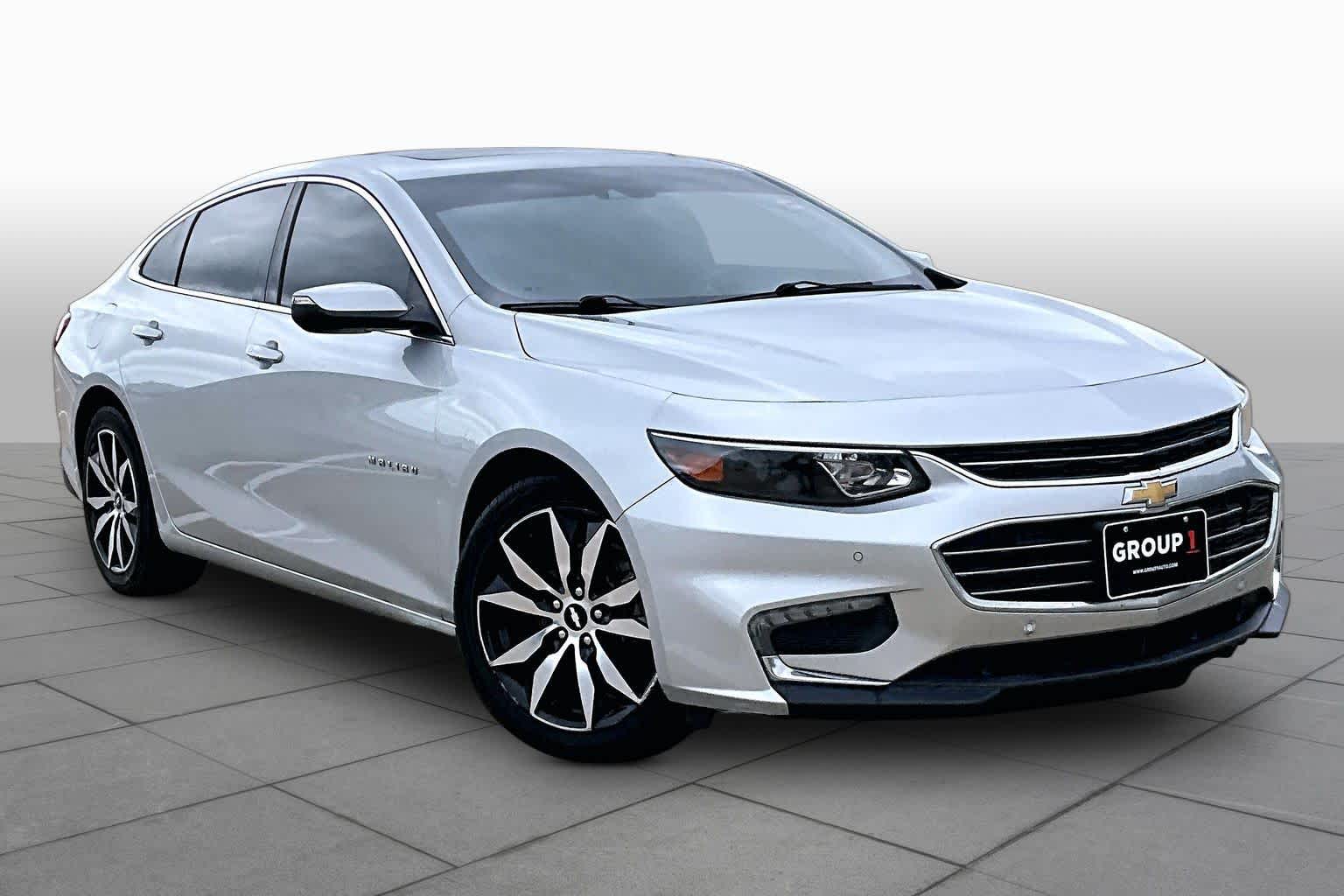 2017 Chevrolet Malibu LT Silver Ice Metallic at Group 1 GMC Buick South