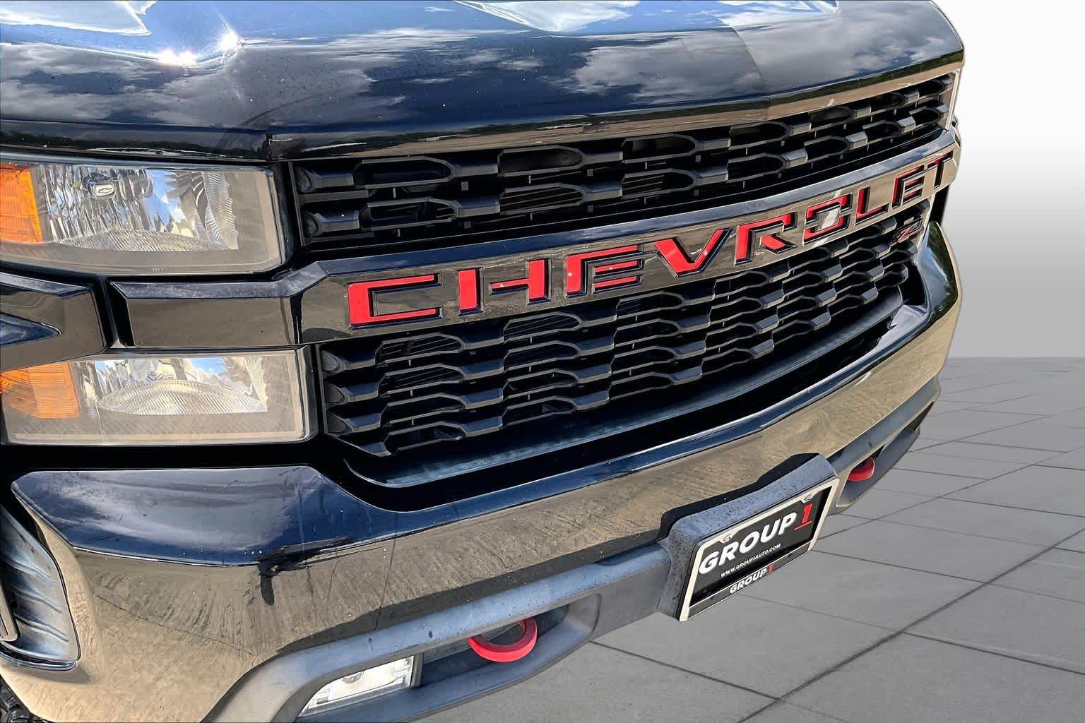 2019 Chevrolet Silverado 1500 Custom Trail Boss Black at Davis Chevrolet