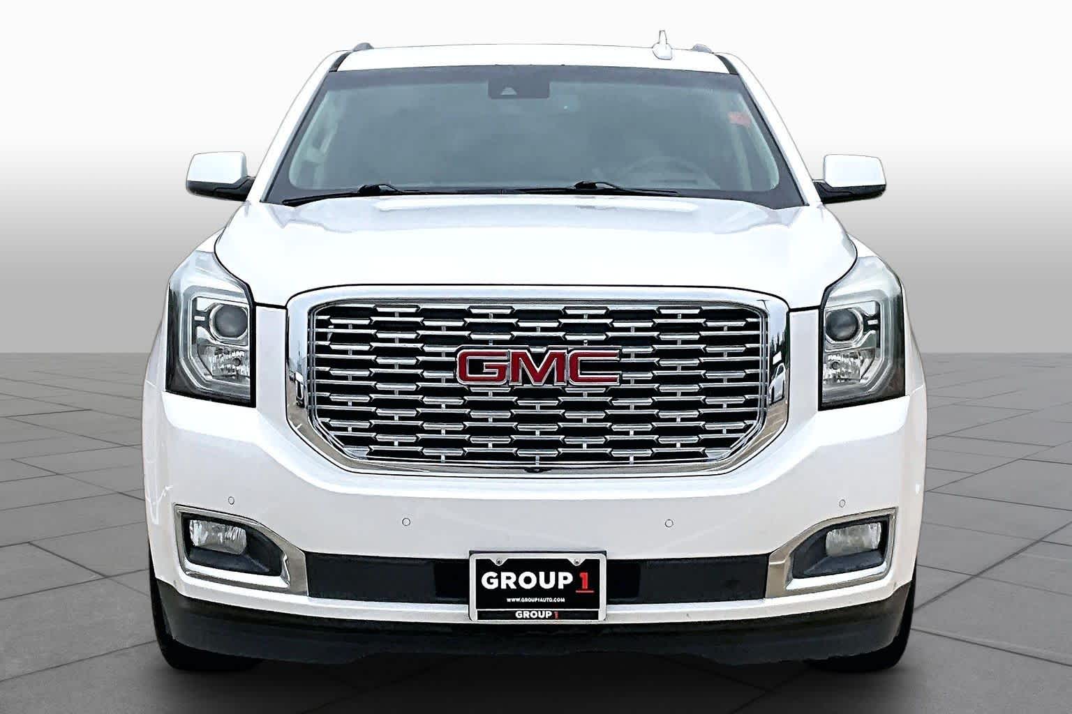 2018 GMC Yukon Denali Denali White Frost Tricoat at Texan GMC Buick