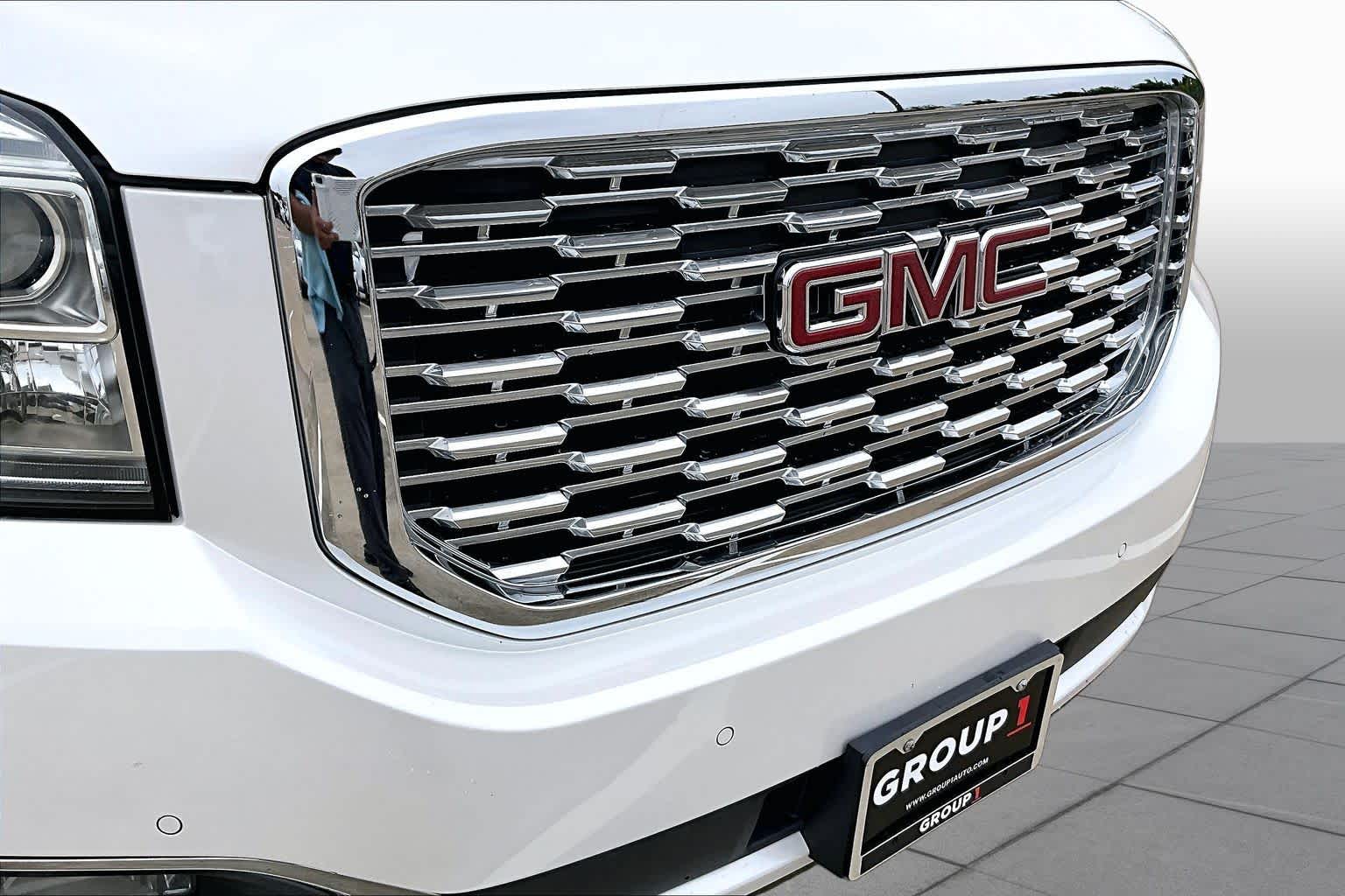 2018 GMC Yukon Denali Denali White Frost Tricoat at Texan GMC Buick