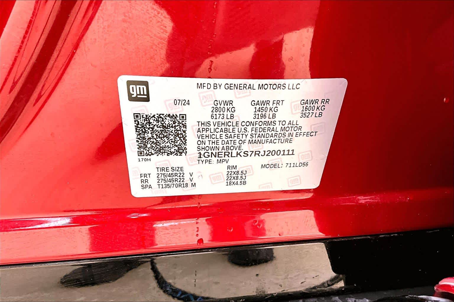 2024 Chevrolet Traverse FWD RS Radiant Red Tintcoat at AutoNation Chevrolet Gulf Fwy