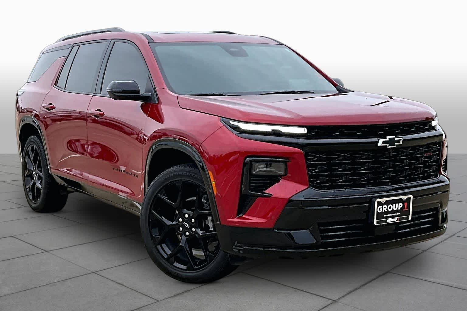 2024 Chevrolet Traverse FWD RS Radiant Red Tintcoat at AutoNation Chevrolet Gulf Fwy