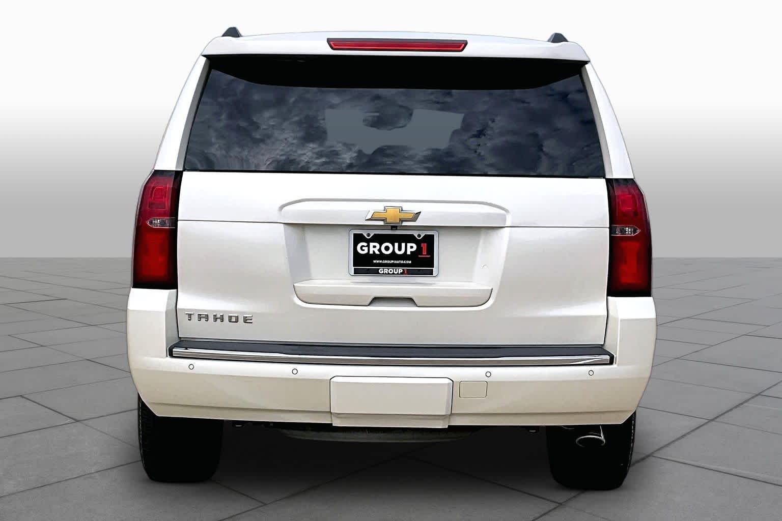 2015 Chevrolet Tahoe LTZ White Diamond Tricoat at Texan GMC Buick