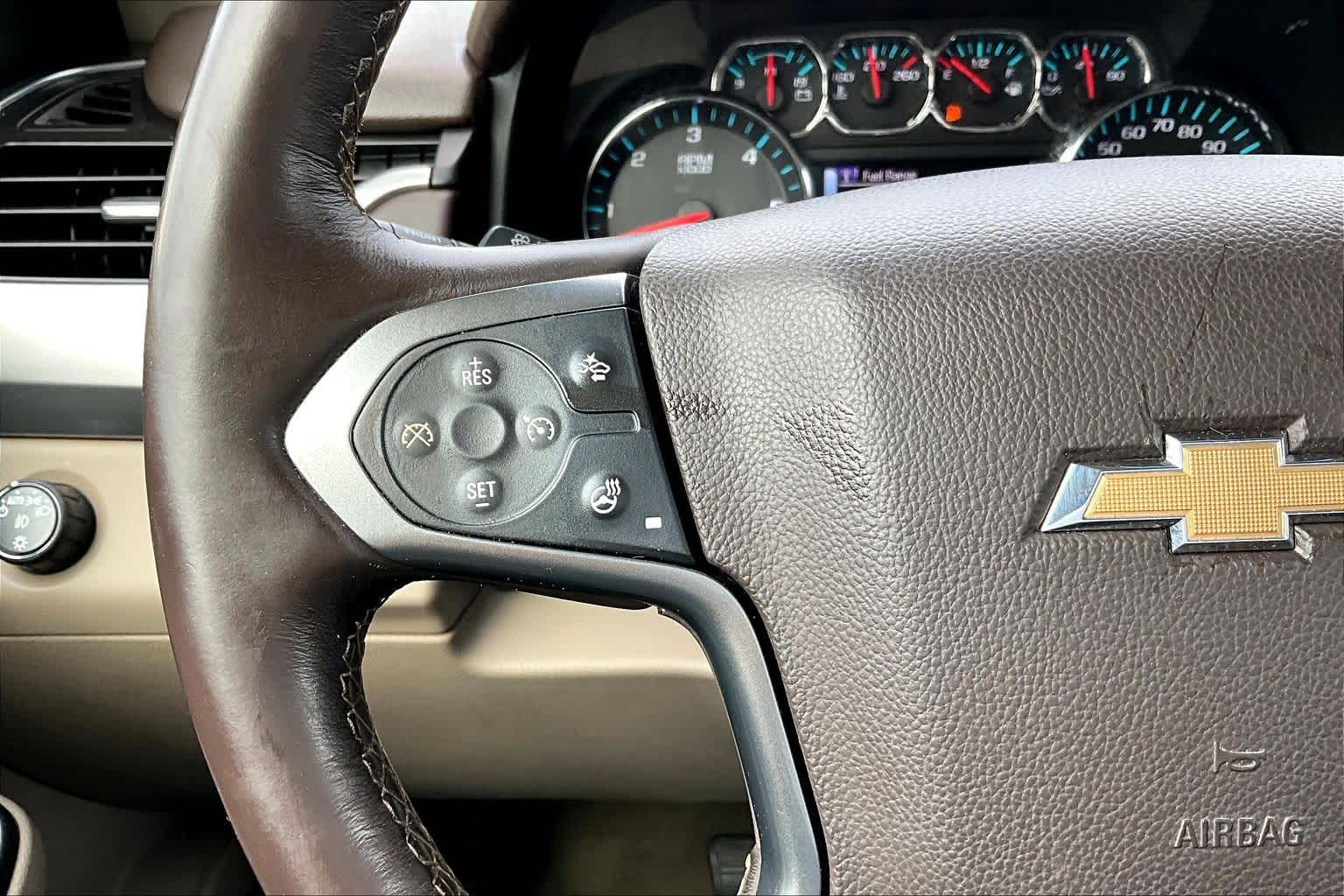 2015 Chevrolet Tahoe LTZ White Diamond Tricoat at Texan GMC Buick