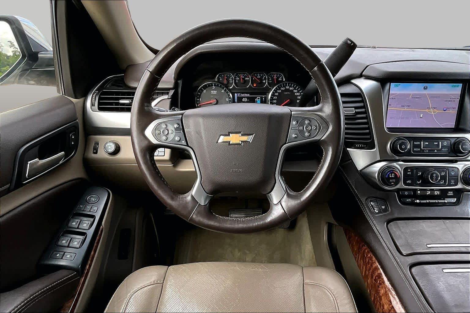 2015 Chevrolet Tahoe LTZ White Diamond Tricoat at Texan GMC Buick