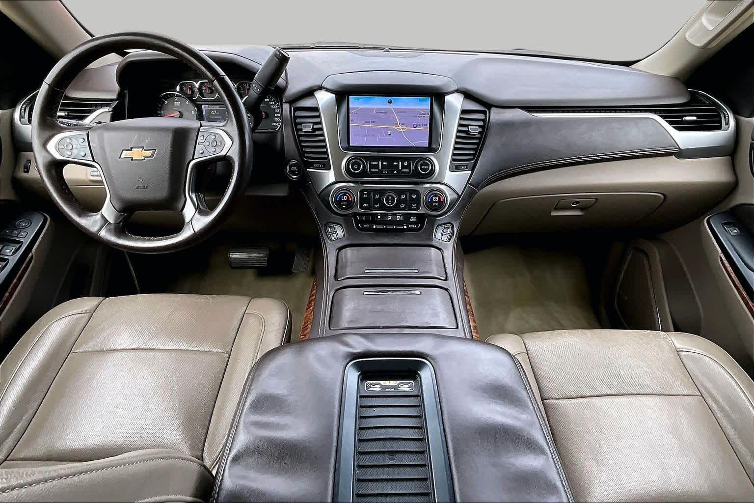 2015 Chevrolet Tahoe LTZ White Diamond Tricoat at Texan GMC Buick
