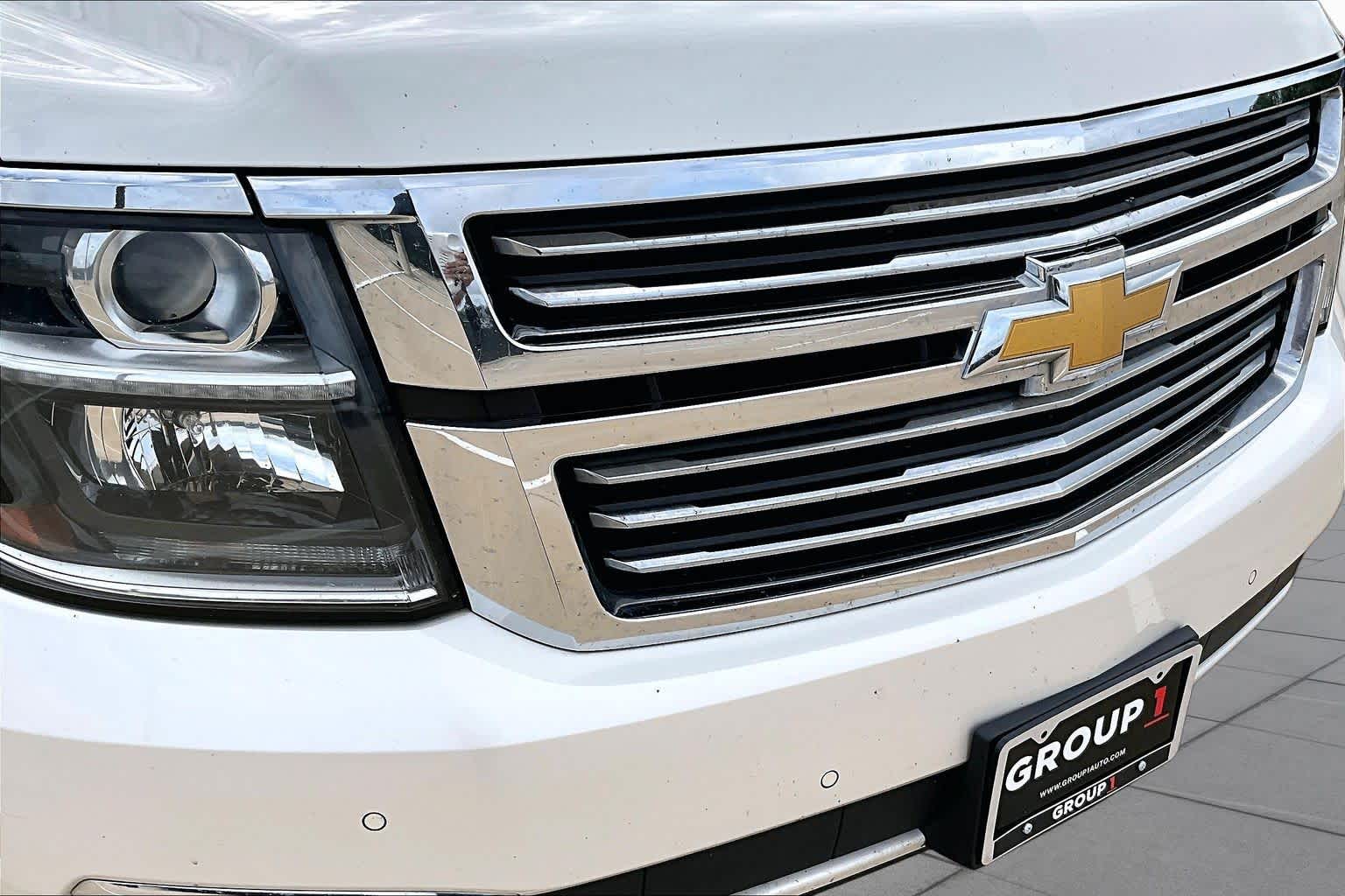 2015 Chevrolet Tahoe LTZ White Diamond Tricoat at Texan GMC Buick