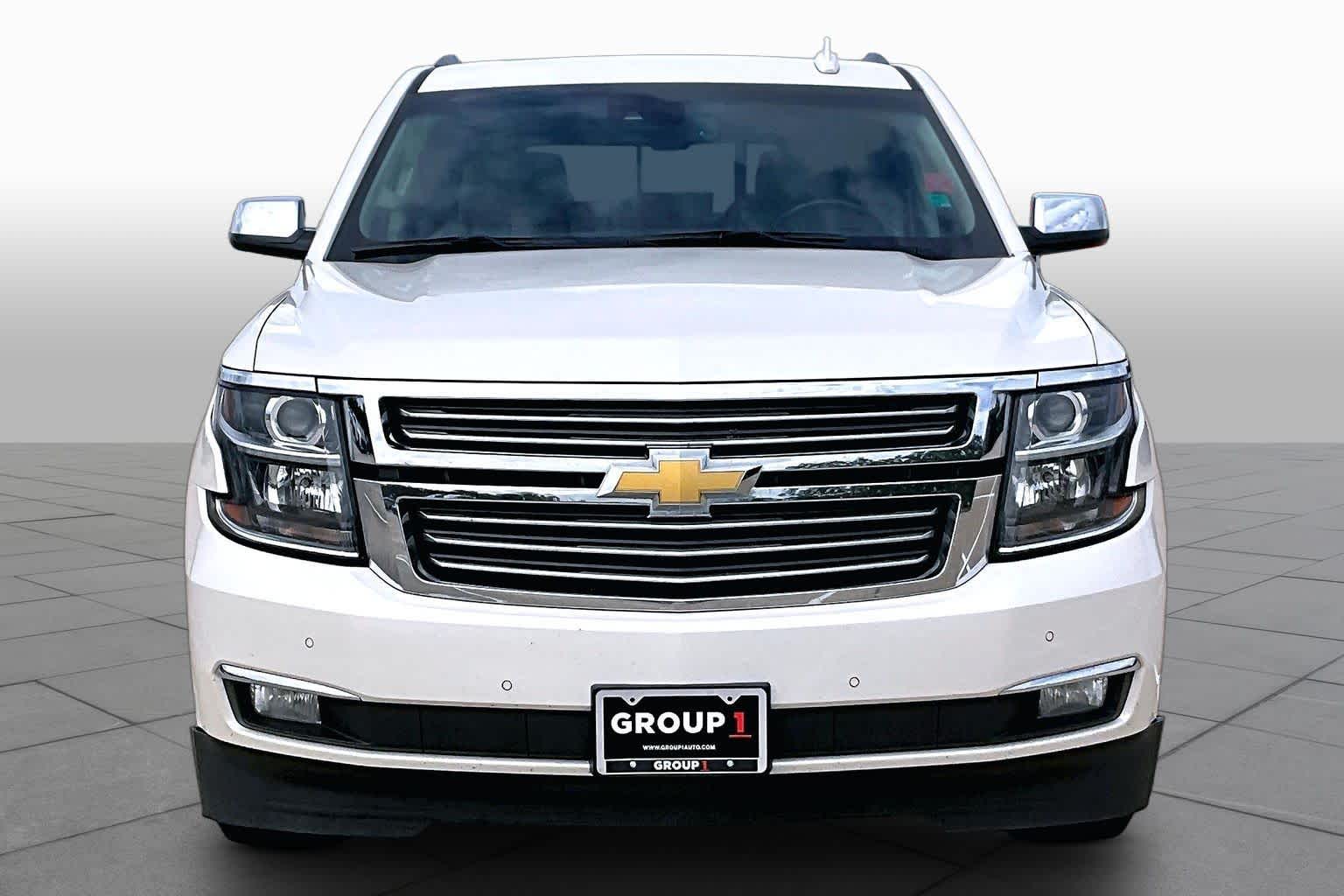 2015 Chevrolet Tahoe LTZ White Diamond Tricoat at Texan GMC Buick