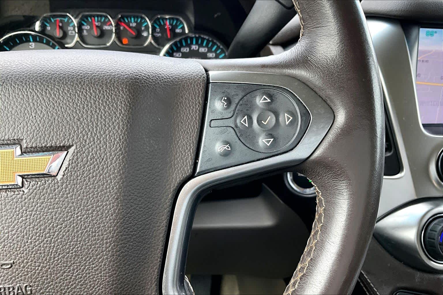 2015 Chevrolet Tahoe LTZ White Diamond Tricoat at Texan GMC Buick