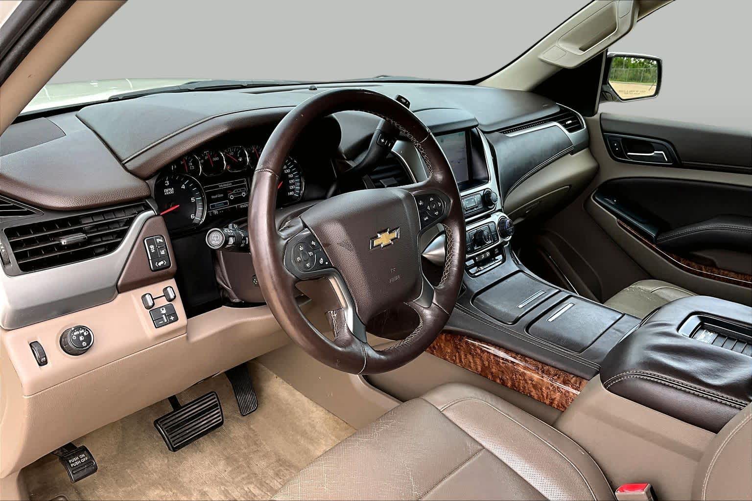 2015 Chevrolet Tahoe LTZ White Diamond Tricoat at Texan GMC Buick