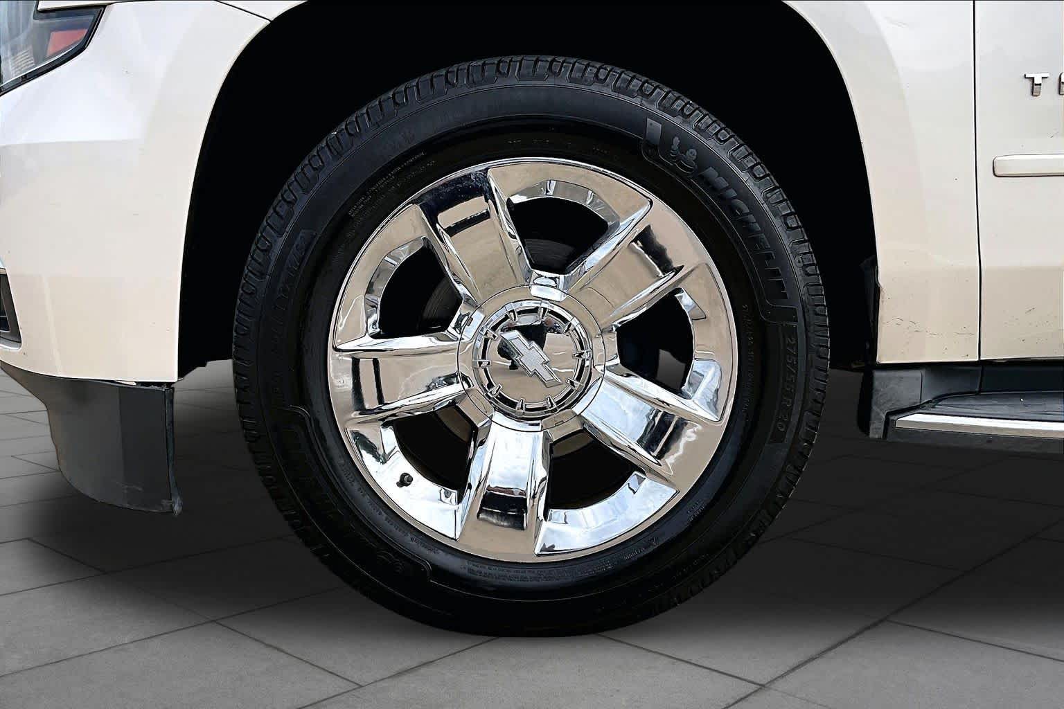 2015 Chevrolet Tahoe LTZ White Diamond Tricoat at Texan GMC Buick