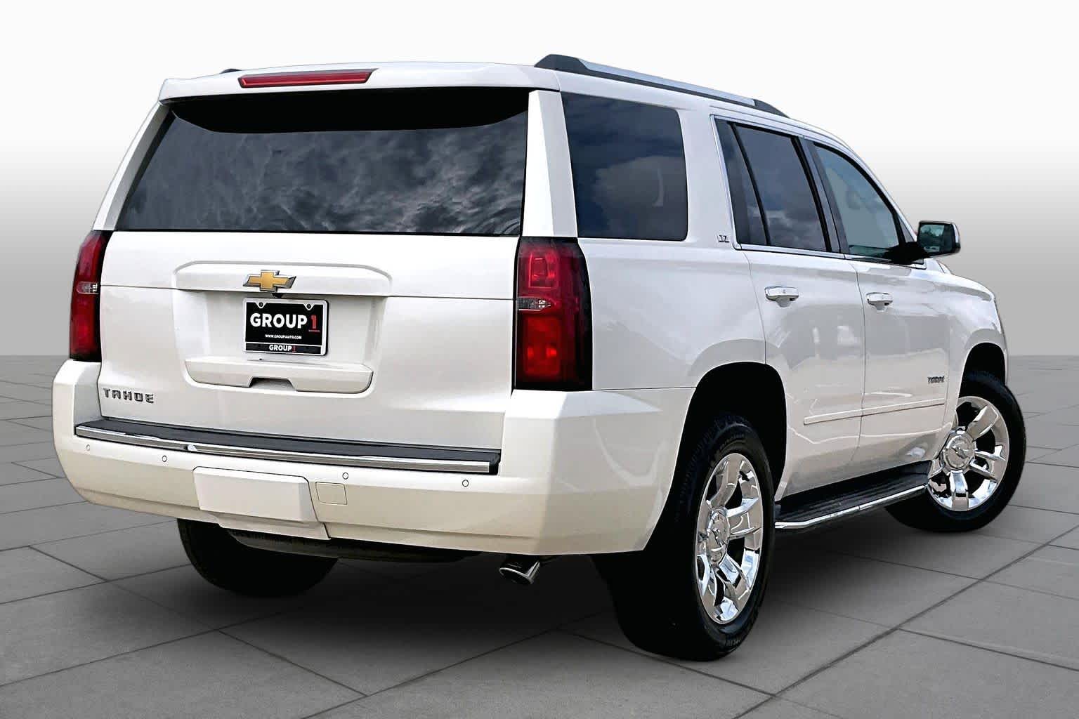 2015 Chevrolet Tahoe LTZ White Diamond Tricoat at Texan GMC Buick