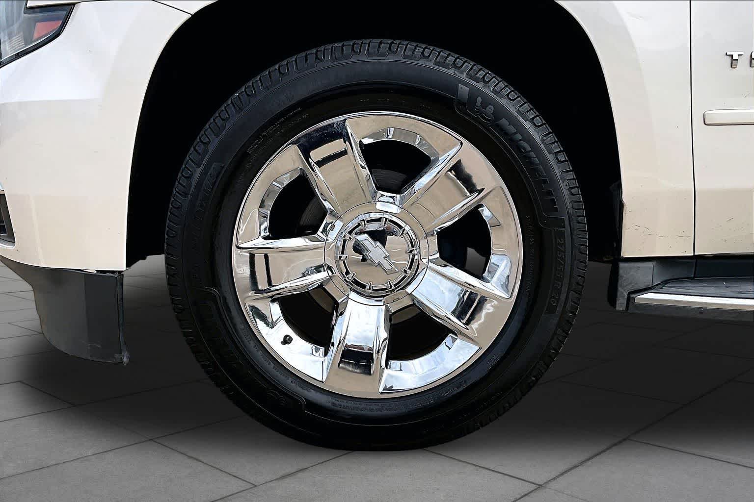 2015 Chevrolet Tahoe LTZ White Diamond Tricoat at Davis Chevrolet