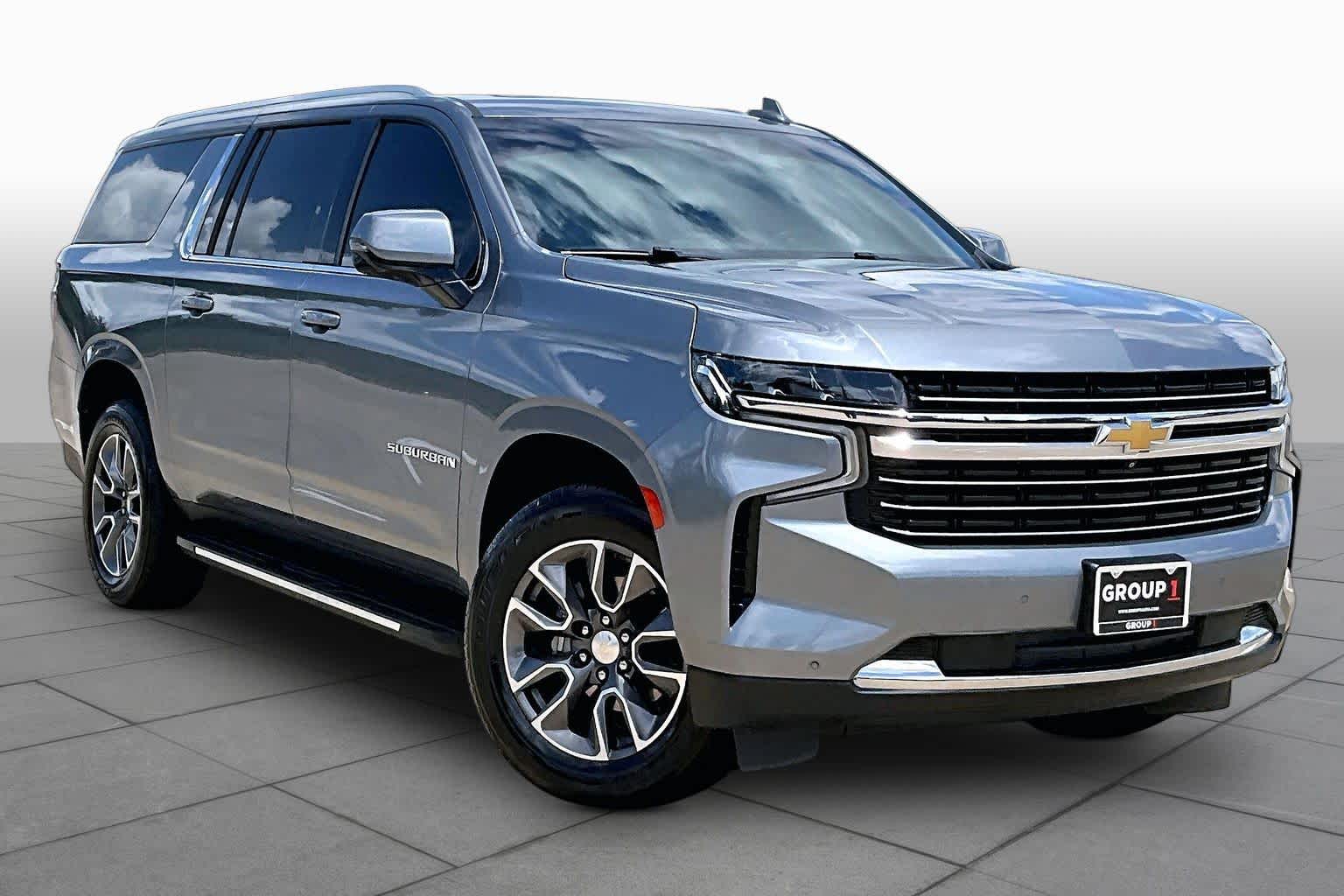 2022 Chevrolet Suburban LT Satin Steel Metallic at Texan GMC Buick
