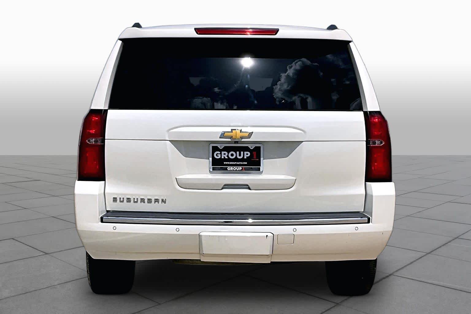 2015 Chevrolet Suburban LTZ White Diamond Tricoat at Tomball Chrysler Dodge Jeep Ram