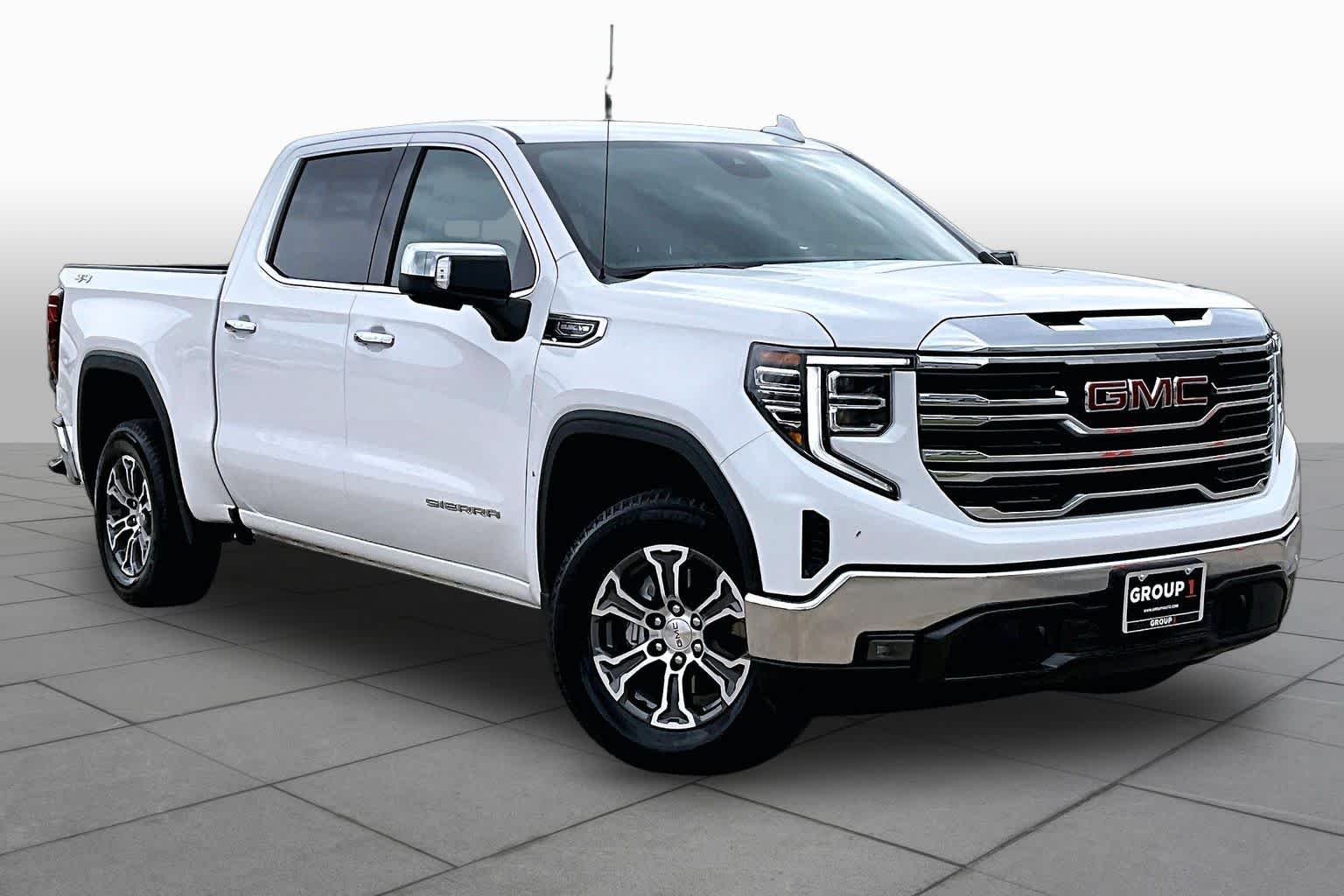 2026 GMC Sierra 1500 SLT Summit White at Texan GMC Buick