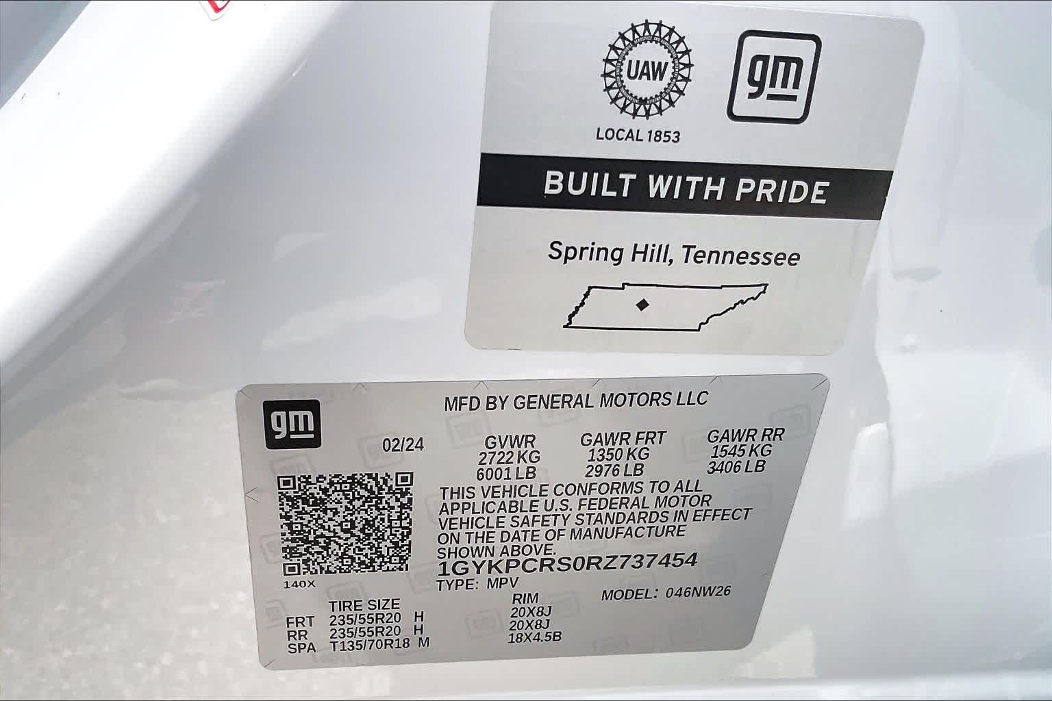 2024 Cadillac XT6 FWD Premium Luxury Crystal White Tricoat at Group 1 Toyota Southwest