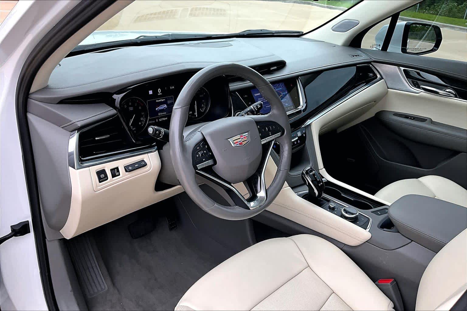 2022 Cadillac XT6 Premium Luxury Crystal White Tricoat at Westside Kia