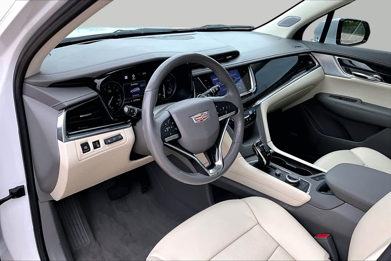 2022 Cadillac XT6 Premium Luxury Crystal White Tricoat at Westside Kia