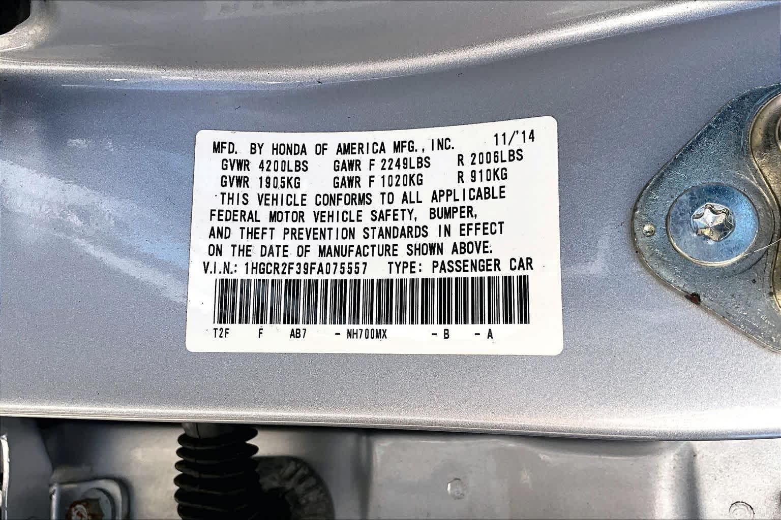 2015 Honda Accord photo 34 of 34
