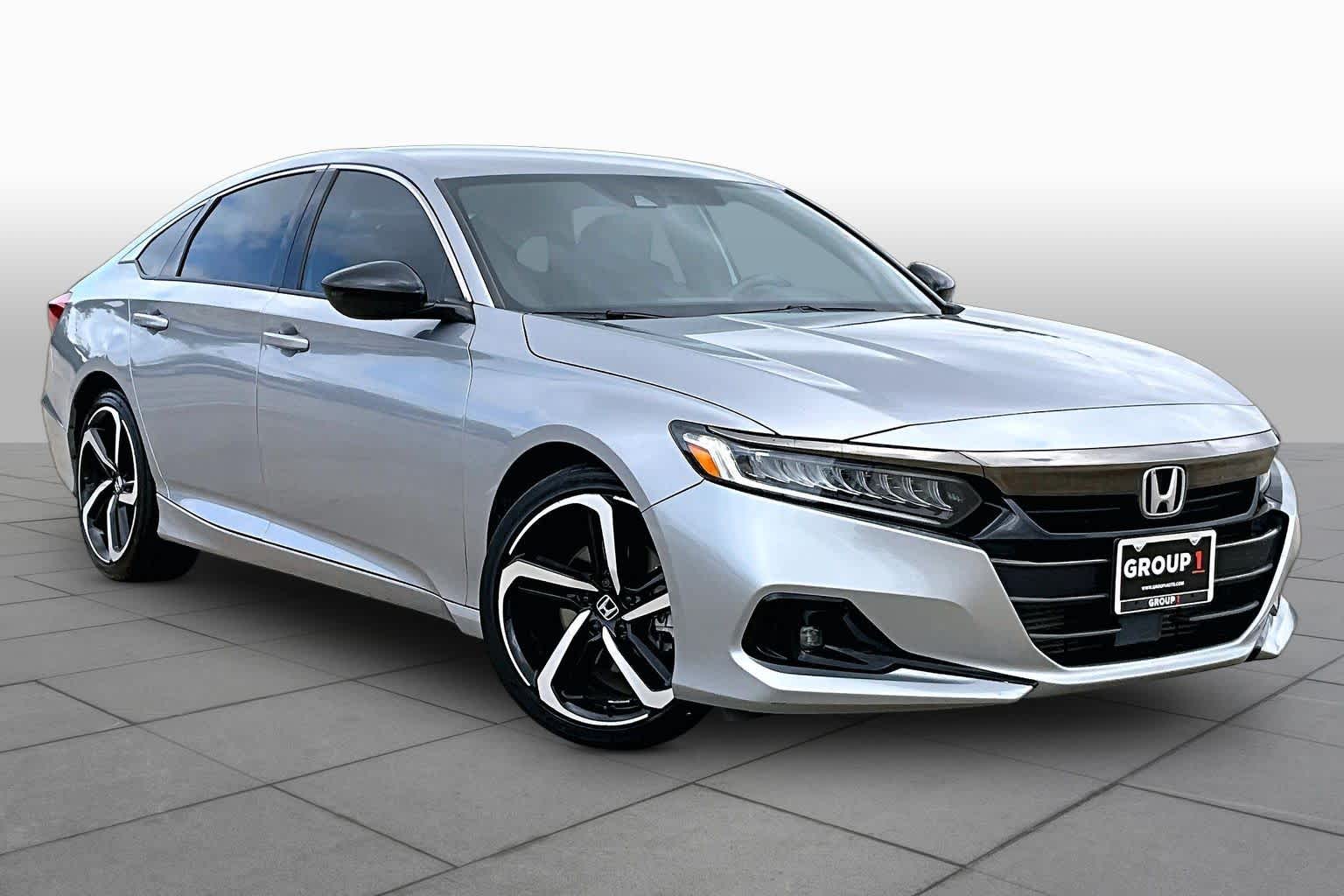 2021 Honda Accord Sedan Sport Lunar Silver Metallic at HGreg Houston