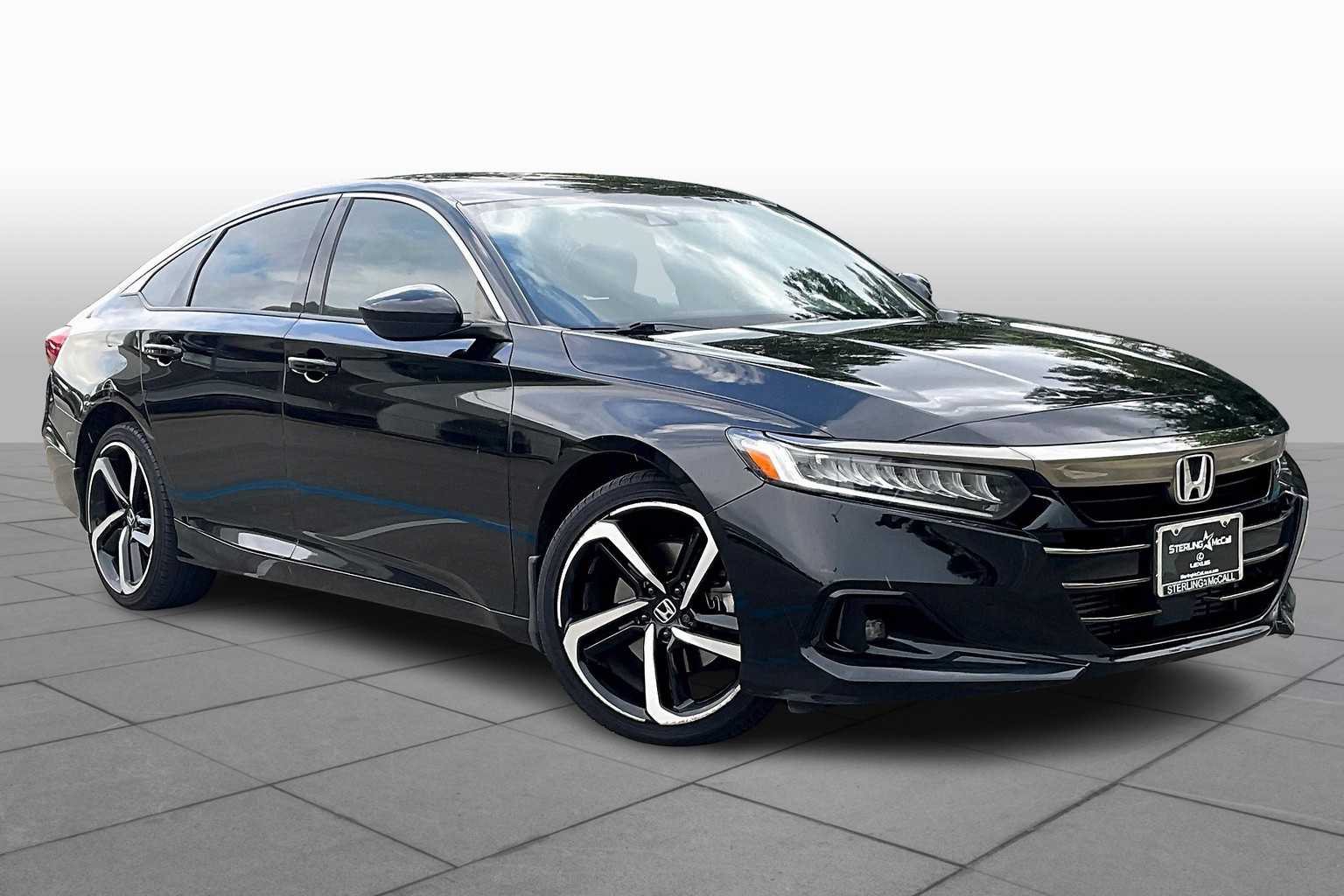 2021 Honda Accord Sport Crystal Black Pearl at Honda of Clear Lake