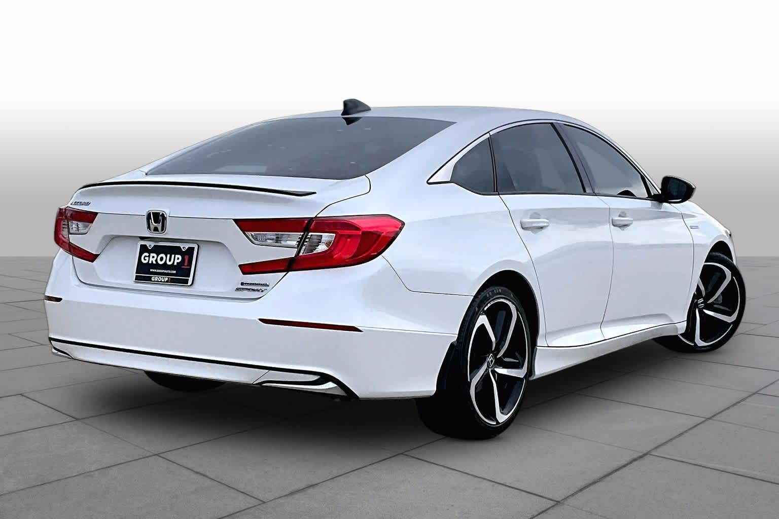 2022 Honda Accord Hybrid Sport Platinum White Pearl at Honda of Clear Lake