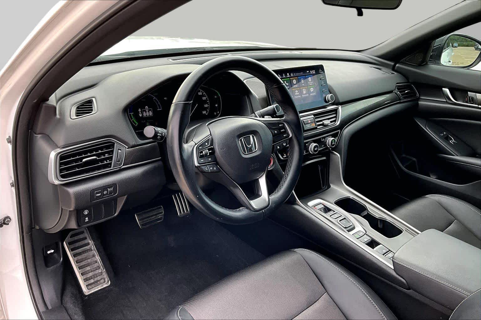2022 Honda Accord Hybrid Sport Platinum White Pearl at Honda of Clear Lake