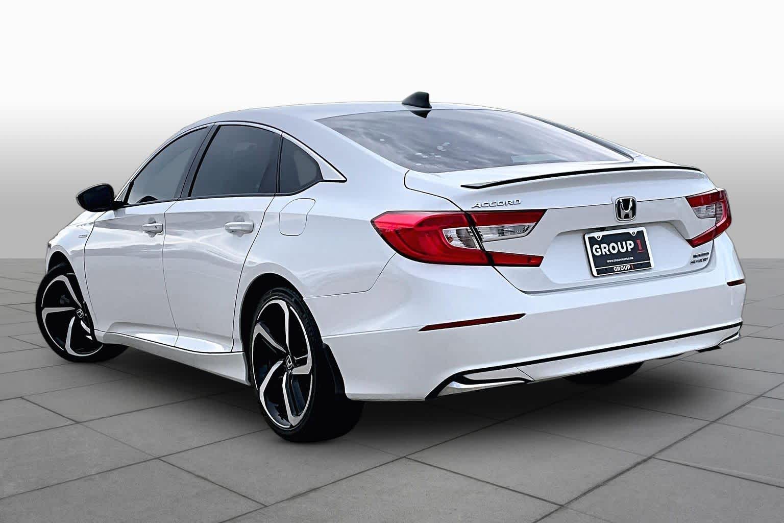 2022 Honda Accord Hybrid Sport Platinum White Pearl at Honda of Clear Lake