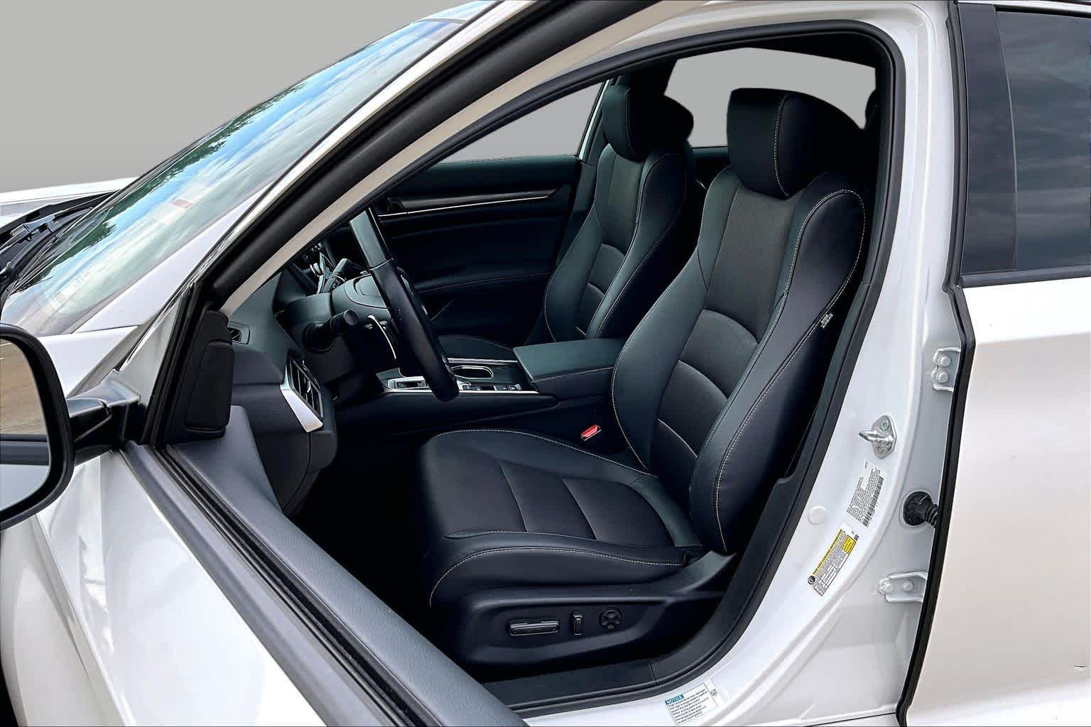 2022 Honda Accord Hybrid Sport Platinum White Pearl at Honda of Clear Lake