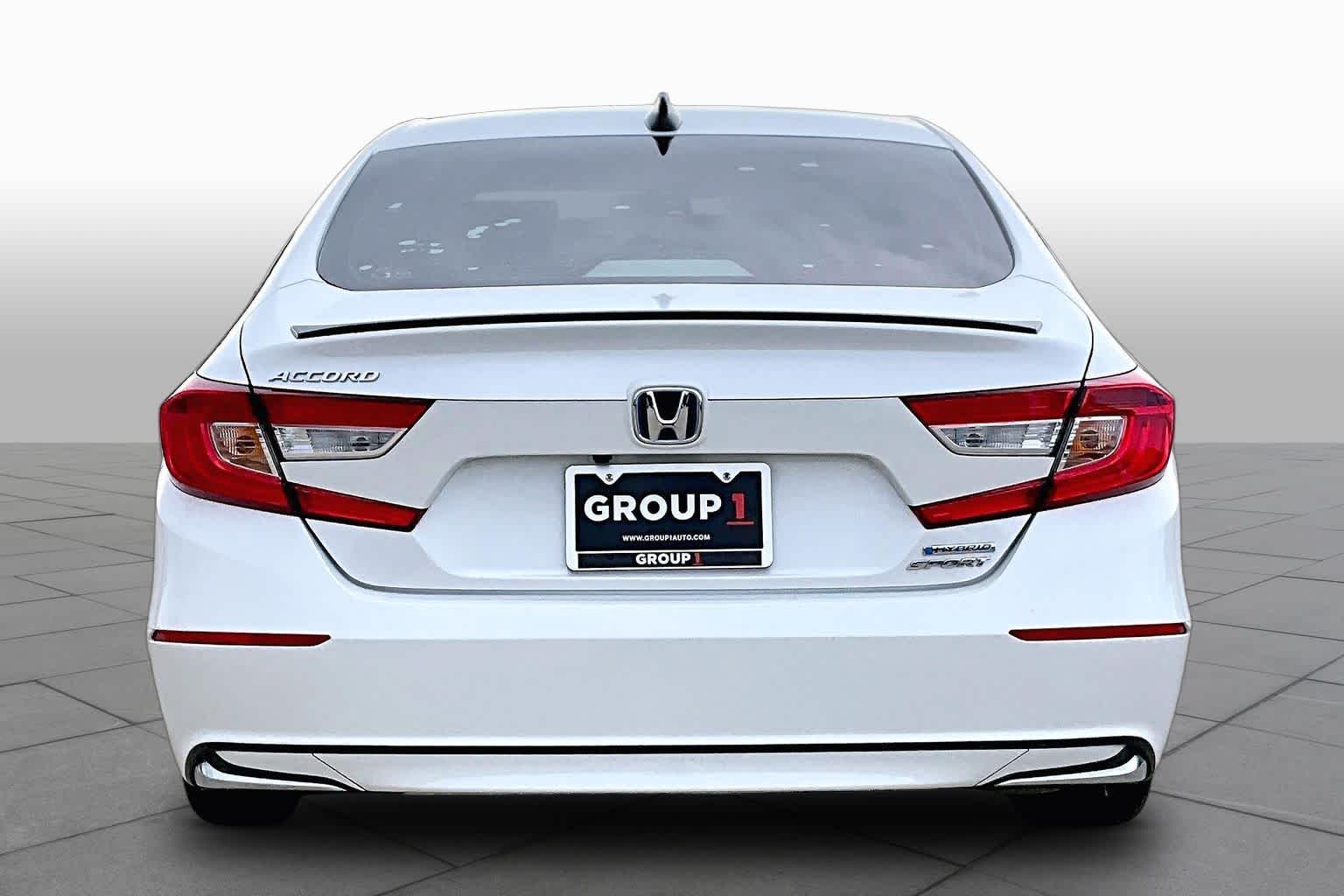 2022 Honda Accord Hybrid Sport Platinum White Pearl at Honda of Clear Lake
