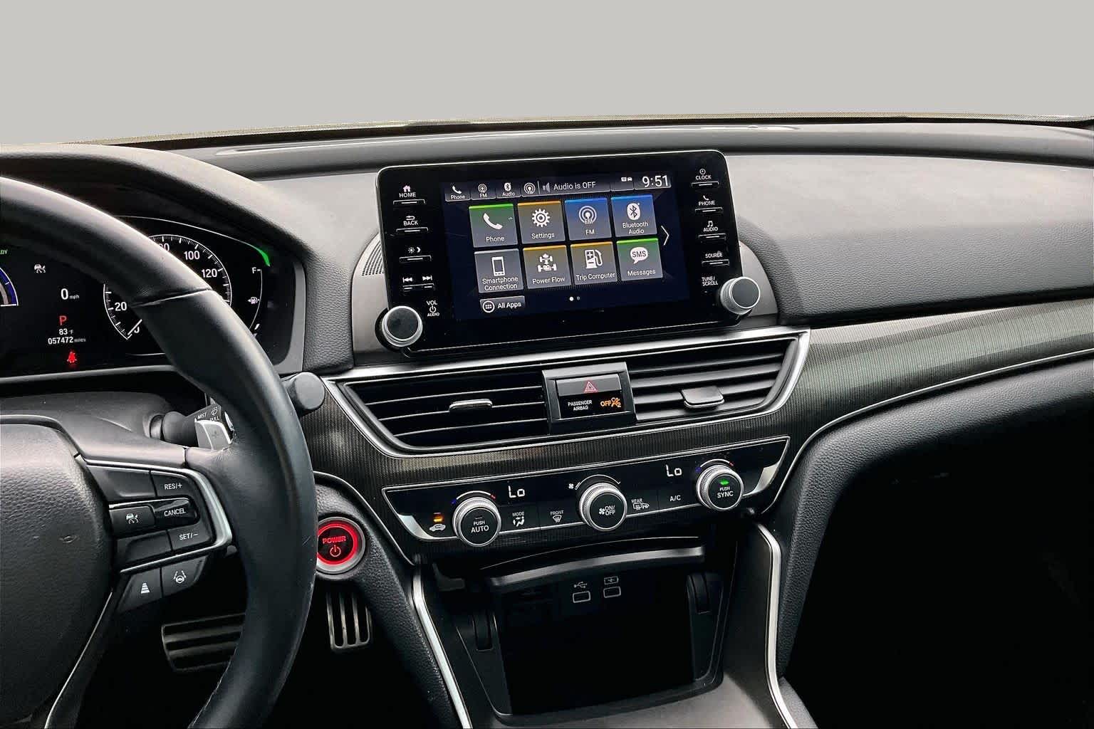 2022 Honda Accord Hybrid Sport Platinum White Pearl at Honda of Clear Lake