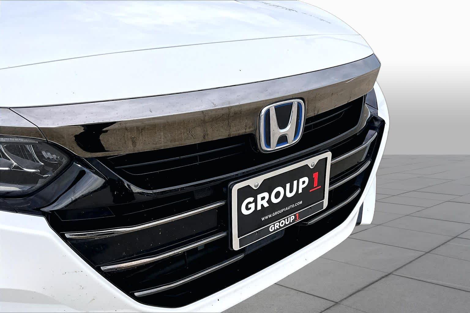 2022 Honda Accord Hybrid Sport Platinum White Pearl at Honda of Clear Lake