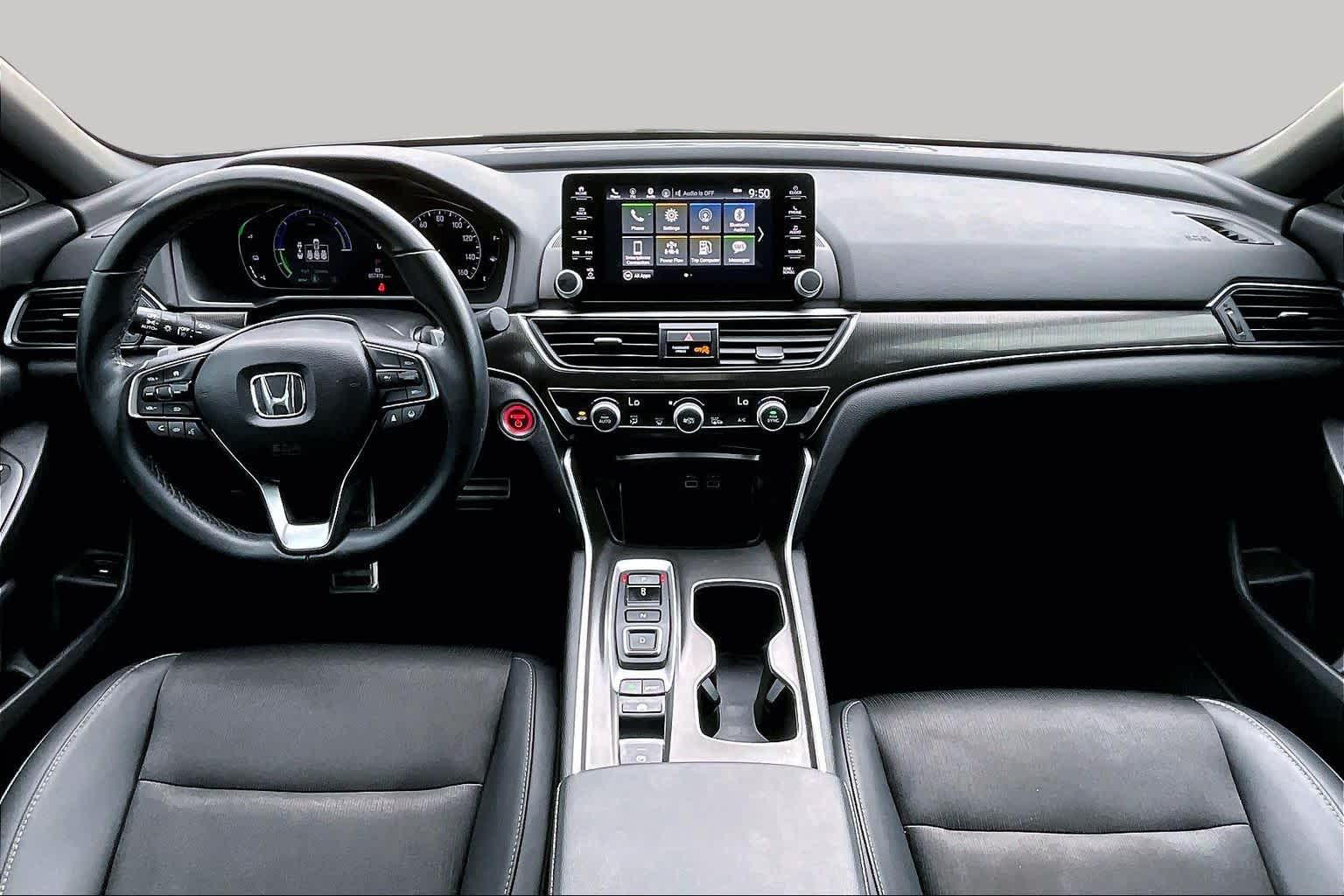 2022 Honda Accord Hybrid Sport Platinum White Pearl at Honda of Clear Lake