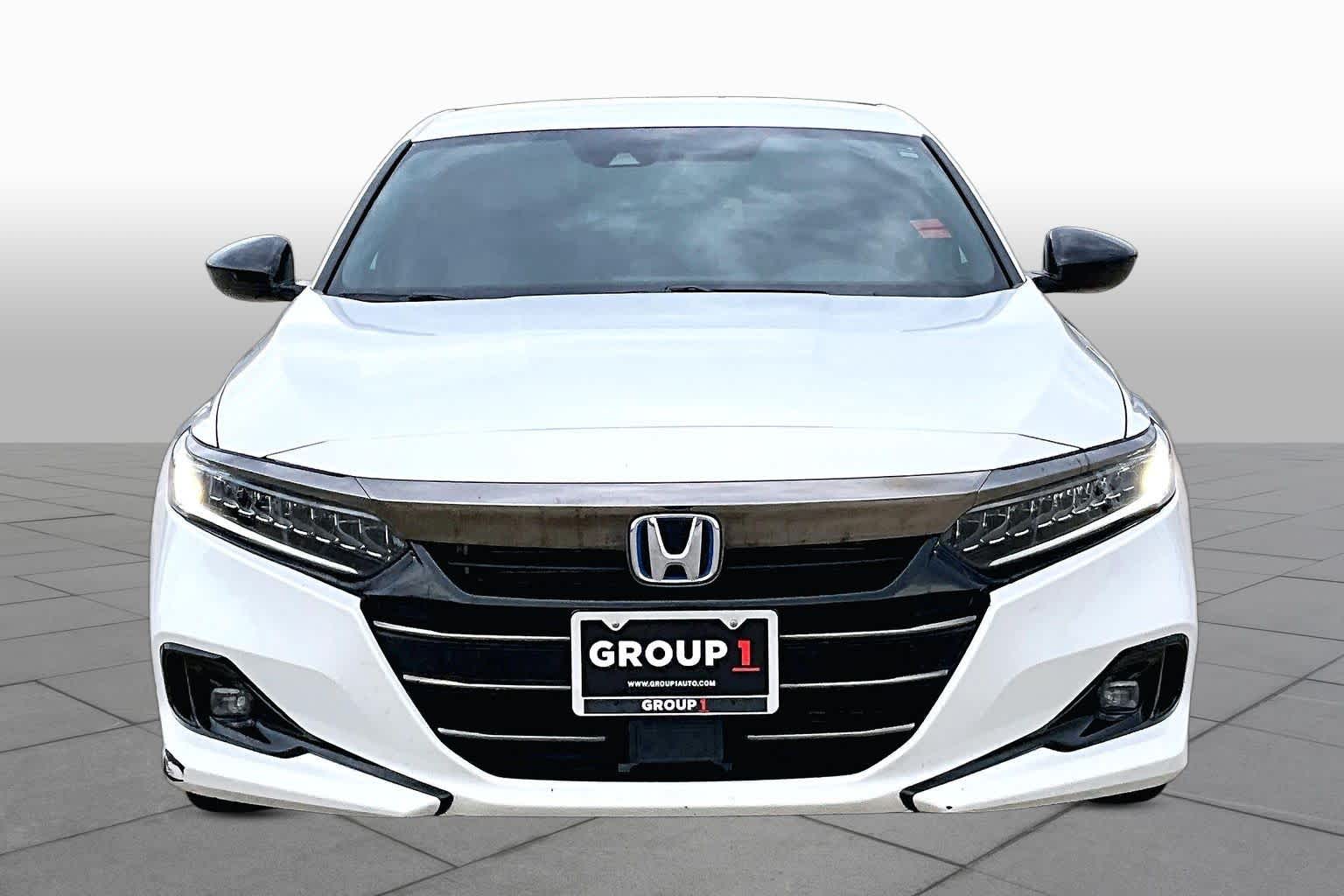 2022 Honda Accord Hybrid Sport Platinum White Pearl at Honda of Clear Lake